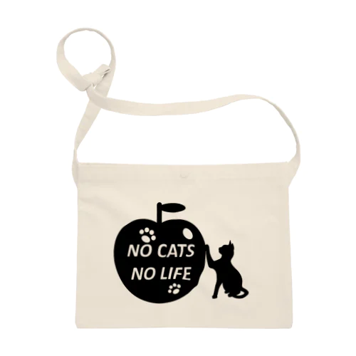 NO CATS NO LIFE サコッシュ