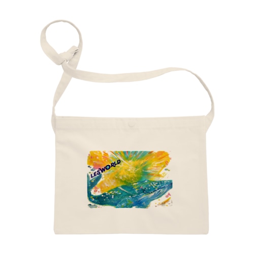 "夢を運ぶクジラ" - LES WORLD 1year anniversary OFFICIAL GOODS by まりこ Sacoche