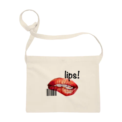 lips！ロゴグッズ サコッシュ