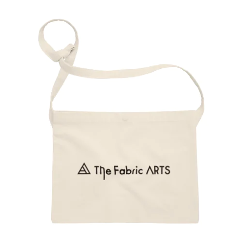 TheFabricARTSロゴ黒 サコッシュ