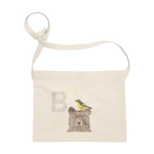 『B』Bird,Bear サコッシュ