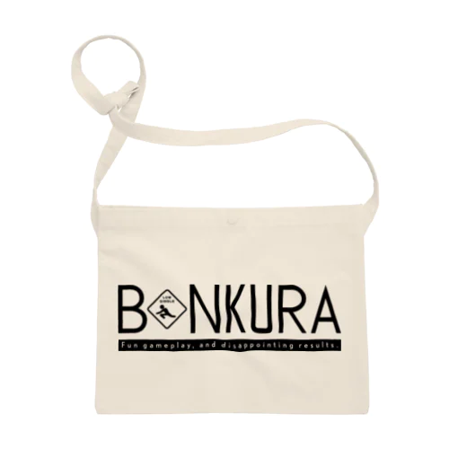 BONKURA TYPO BLK サコッシュ