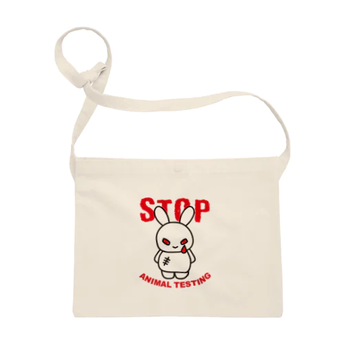 Stop Animal Testing サコッシュ