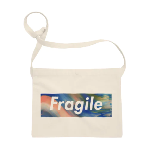 Paint on fragile Sacoche