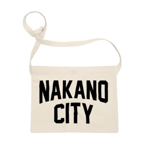 中野区 NAKANO CITY ロゴブラック サコッシュ