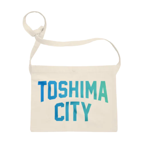 豊島区 TOSHIMA CITY ロゴブルー Sacoche