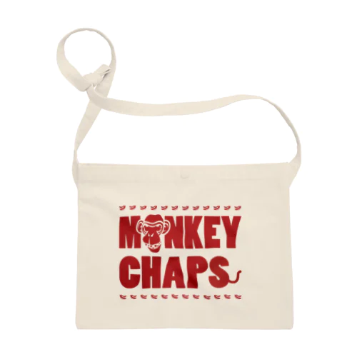 MONKEY CHAPS ロゴ サコッシュ