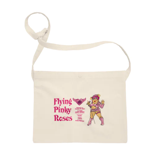 FLYING PINKY ROSES-VANILA サコッシュ