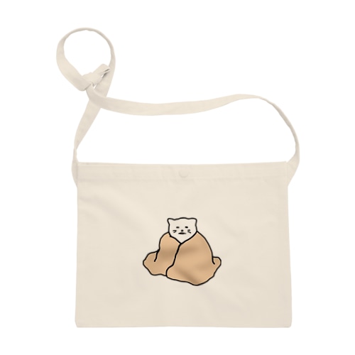毛布にくるまるねこ Sacoche
