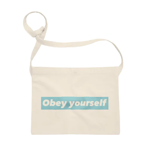 “Obey yourself” サコッシュ