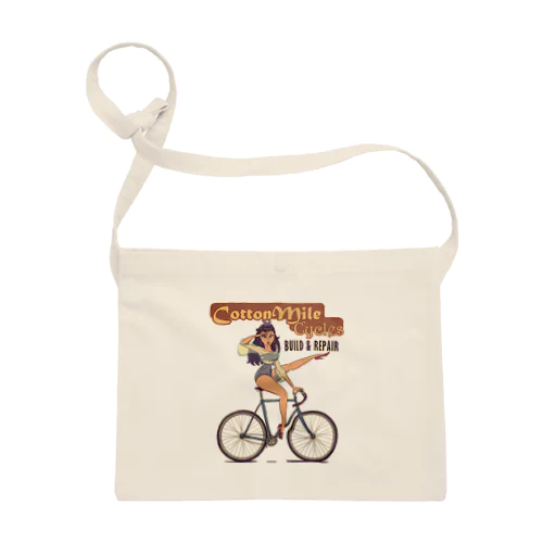 "Cotton Mile Cycles" サコッシュ