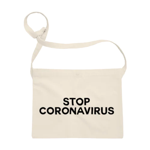 STOP CORONAVIRUS-ストップ コロナウイルス- サコッシュ