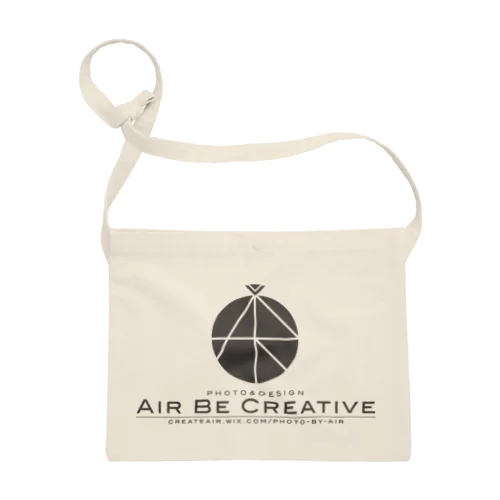 AirBeCreative黒ロゴ Sacoche