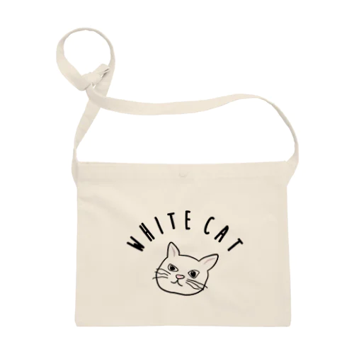 White cat サコッシュ