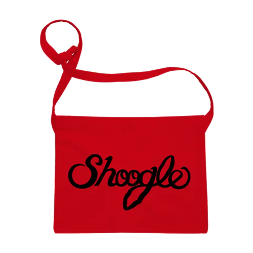 シューグル(Shoogle)ロゴ 黒字 サコッシュ