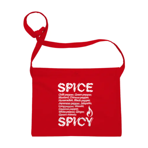 SPICE SPICY（White） サコッシュ