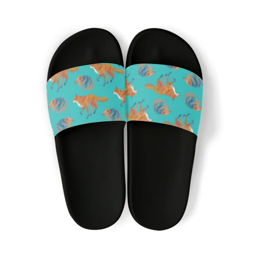 Fox and Hedgehog Sandals