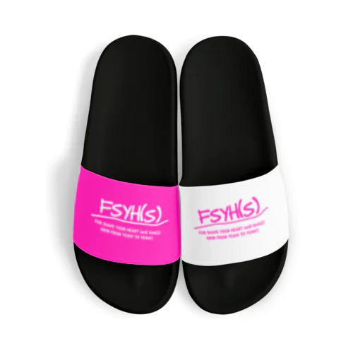 mismatch sandals(pink) サンダル