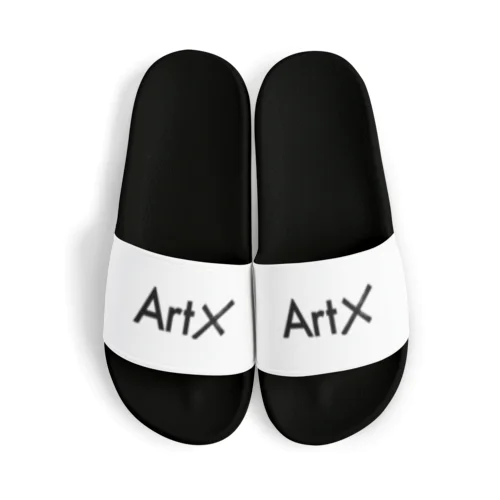 ArtX黒ロゴ Sandals