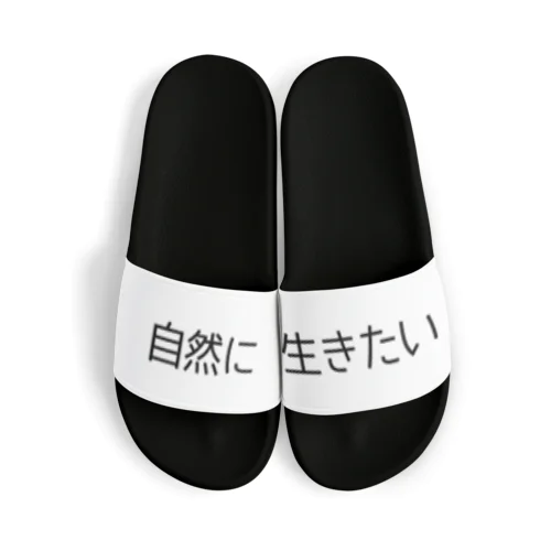 リモート中くらいは自然に Sandals