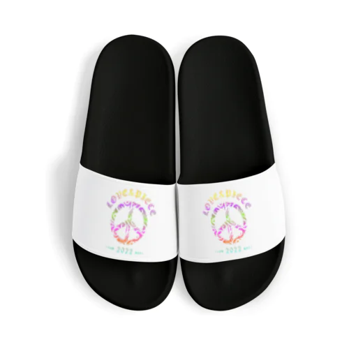 Love＆peaceシリーズRainbowcolorバージョン Sandals