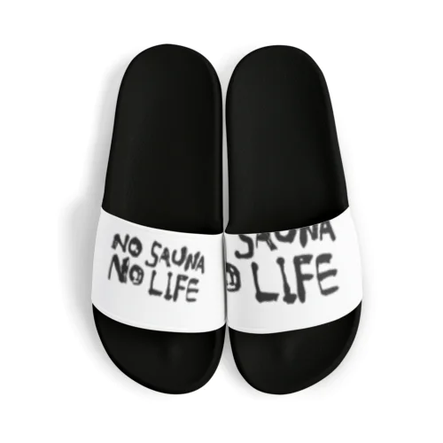 nosauna.nolife. Sandals