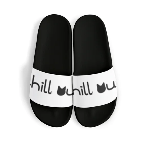 chill out(黒文字ver.) Sandals