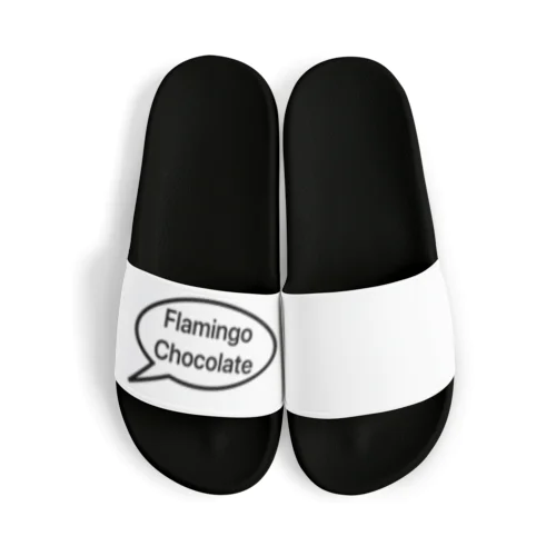 Flamingo Chocolate Sandals