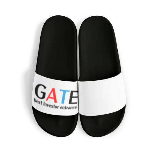 GATE（文字色　黒） Sandals