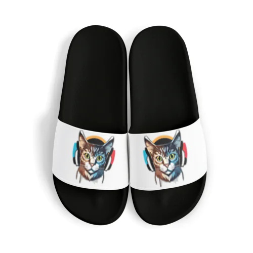 DJ Cat Sandals