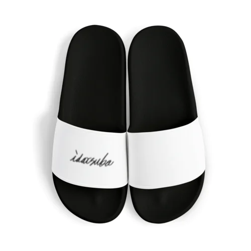 直筆idatsuka(黒字) Sandals