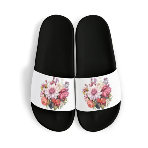 花束ピンク Sandals