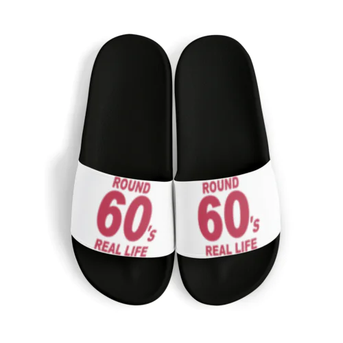 ROUND60 / 還暦＆アラ還を軽やかにすごすロゴ Sandals