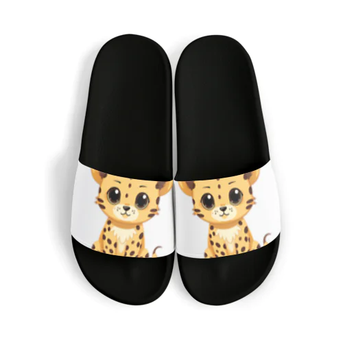 cute cheetah Sandals