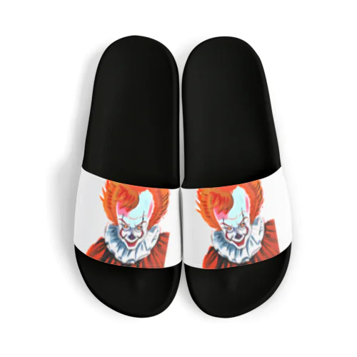 ピエロのイラストのグッズ Sandals