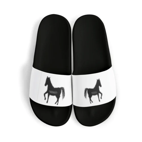  silhouette horse Sandals