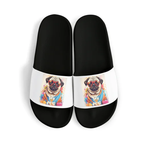 We♥PUG　色彩（パグ大好き！） Sandals