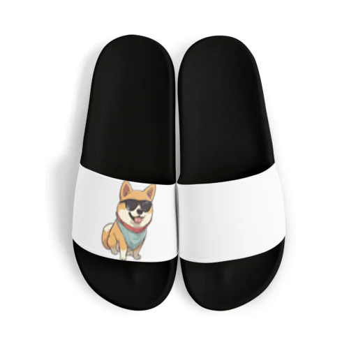 イカした柴犬 Sandals