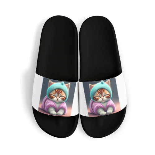 ふうわか猫 Sandals