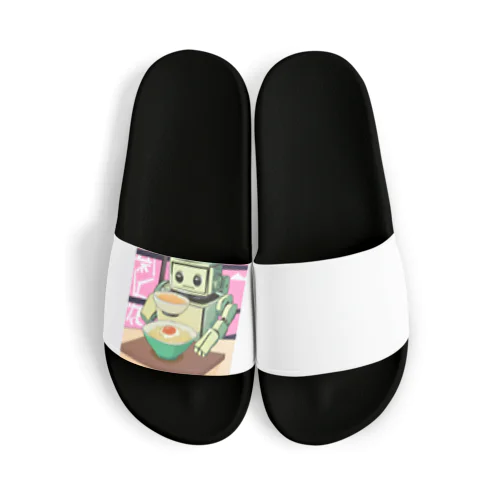 札幌ラーメンを愛するロボ Sandals