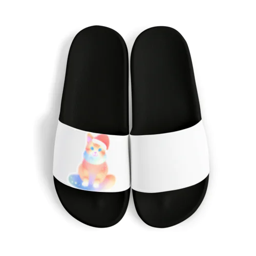サンタネコちゃんのイラストグッズ Sandals