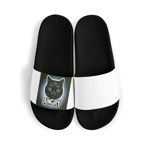アングリー黒猫シリーズ Sandals
