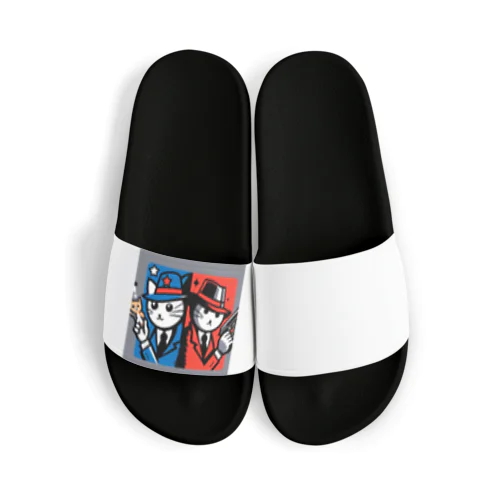 ライバル同士の猫 Sandals