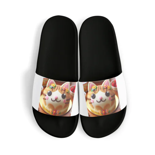 ねこケーキ２ Sandals