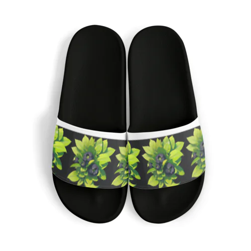 AIがデザインした植物柄のグッズ Sandals