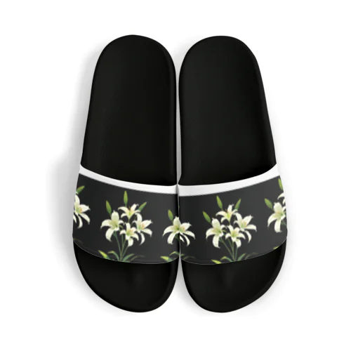 AIが生成した植物柄のグッズ Sandals