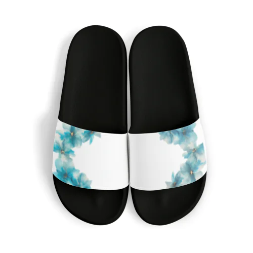 Tink ターコイズブルーflower Sandals