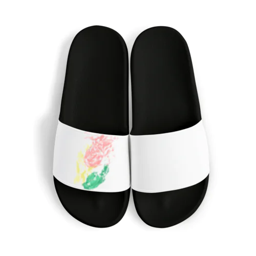 Fake rabbit image Sandals