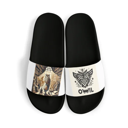 Owl and knowledge Sandals