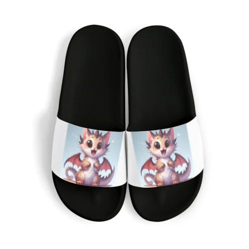 びっくり！ 猫ドラゴン Sandals